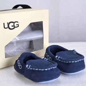 0-6 Mos NWT Quiksilver Infant Booties Fuzzy Blue Sz